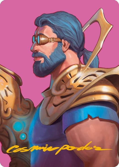 Satya, Aetherflux Genius Art Card (Gold-Stamped Signature), Art Series: Modern Horizons 3 26