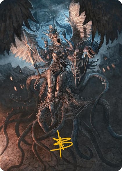 Angelic Aberration Art Card (Gold-Stamped Signature), Art Series: Modern Horizons 3 28