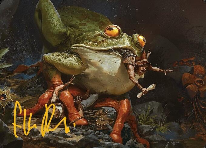 Rampant Frogantua Art Card (Gold-Stamped Signature), Art Series: Modern Horizons 3 32