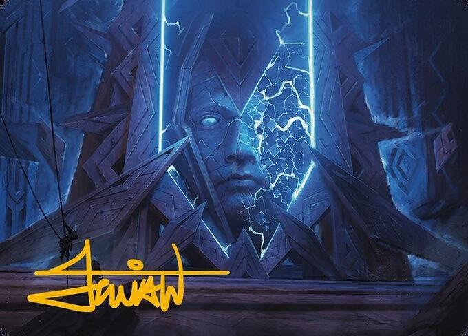 Stone Idol Generator Art Card (Gold-Stamped Signature), Art Series: Modern Horizons 3 35