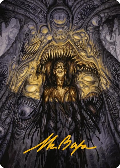 Chthonian Nightmare Art Card (Gold-Stamped Signature), Art Series: Modern Horizons 3 37