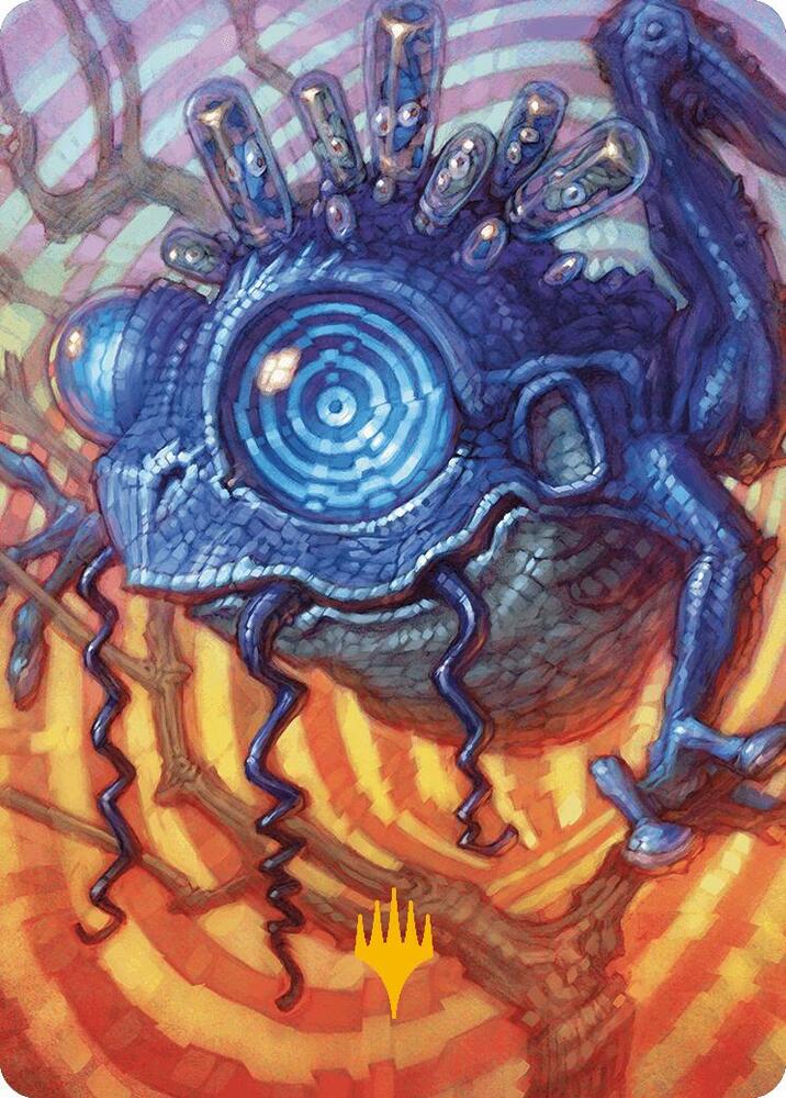 Psychic Frog Art Card (Gold-Stamped Planeswalker Symbol), Art Series: Modern Horizons 3 41