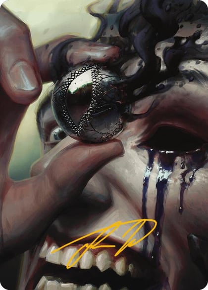 Jet Medallion Art Card (Gold-Stamped Signature), Art Series: Modern Horizons 3 42