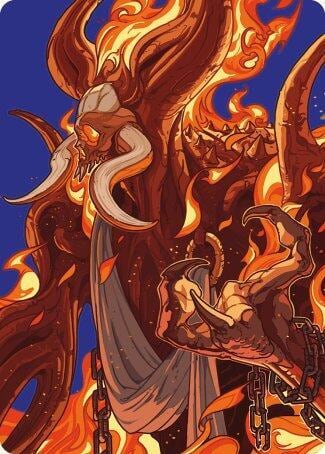 Phlage, Titan of Fire's Fury Art Card, Art Series: Modern Horizons 3 50