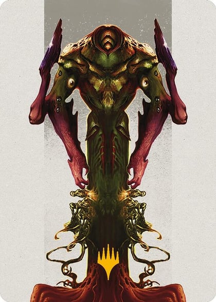 Kozilek, the Broken Reality Art Card (Gold-Stamped Planeswalker Symbol), Art Series: Modern Horizons 3 51