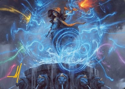 Flusterstorm Art Card (Gold-Stamped Signature), Art Series: Modern Horizons 3 54