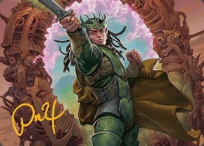 Eladamri, Korvecdal Art Card (Gold-Stamped Signature), Art Series: Modern Horizons 3 9