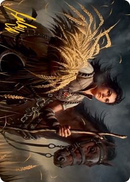 Ambitious Farmhand Art Card (Gold-Stamped Signature), Art Series: Innistrad: Midnight Hunt 11