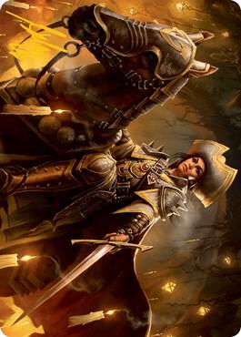 Seasoned Cathar Art Card (Gold-Stamped Signature), Art Series: Innistrad: Midnight Hunt 12