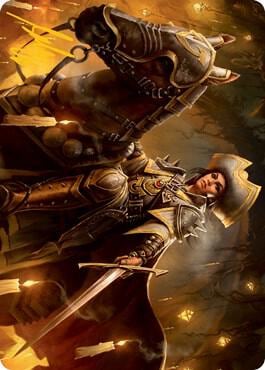 Seasoned Cathar Art Card (Gold-Stamped Signature), Art Series: Innistrad: Midnight Hunt 12