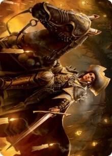 Seasoned Cathar Art Card, Art Series: Innistrad: Midnight Hunt 12