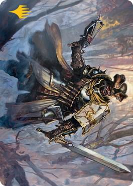 Brutal Cathar Art Card (Gold-Stamped Signature), Art Series: Innistrad: Midnight Hunt 13