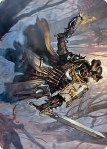 Brutal Cathar Art Card, Art Series: Innistrad: Midnight Hunt 13