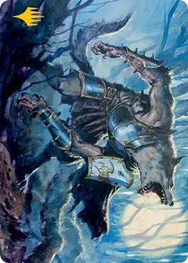 Moonrage Brute Art Card (Gold-Stamped Signature), Art Series: Innistrad: Midnight Hunt 14