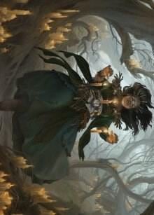 Candlegrove Witch Art Card (15/81), Art Series: Innistrad: Midnight Hunt 15