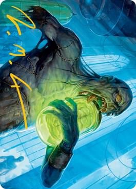 Larder Zombie Art Card (Gold-Stamped Signature), Art Series: Innistrad: Midnight Hunt 24