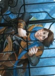 Locked in the Cemetery Art Card, Art Series: Innistrad: Midnight Hunt 26