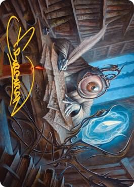 Unblinking Observer Art Card (Gold-Stamped Signature), Art Series: Innistrad: Midnight Hunt 31