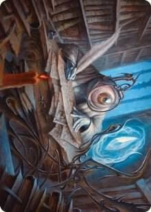 Unblinking Observer Art Card, Art Series: Innistrad: Midnight Hunt 31