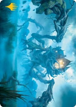 Creeping Inn Art Card (Gold-Stamped Signature), Art Series: Innistrad: Midnight Hunt 34