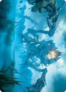Creeping Inn Art Card, Art Series: Innistrad: Midnight Hunt 34