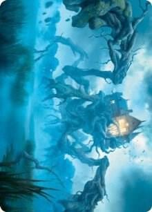 Creeping Inn Art Card, Art Series: Innistrad: Midnight Hunt 34