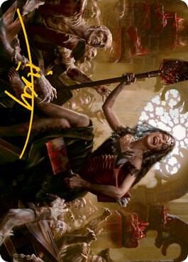 Gisa, Glorious Resurrector Art Card (Gold-Stamped Signature), Art Series: Innistrad: Midnight Hunt 35