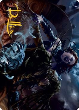 Olivia's Midnight Ambush Art Card (Gold-Stamped Signature), Art Series: Innistrad: Midnight Hunt 39
