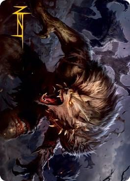 Village Reavers Art Card (Gold-Stamped Signature), Art Series: Innistrad: Midnight Hunt 45