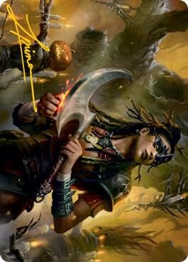 Harvesttide Sentry Art Card (Gold-Stamped Signature), Art Series: Innistrad: Midnight Hunt 47