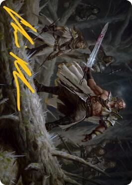 Tovolar, Dire Overlord Art Card (05/81) (Gold-Stamped Signature), Art Series: Innistrad: Midnight Hunt 5