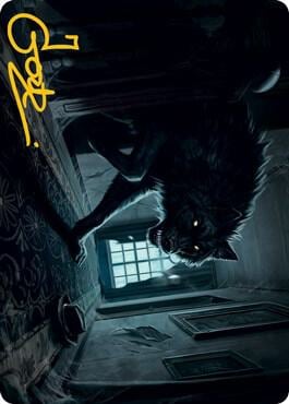 Primal Adversary Art Card (Gold-Stamped Signature), Art Series: Innistrad: Midnight Hunt 52