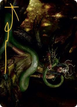 Saryth, the Viper's Fang Art Card (Gold-Stamped Signature), Art Series: Innistrad: Midnight Hunt 53