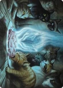 Can't Stay Away Art Card, Art Series: Innistrad: Midnight Hunt 56