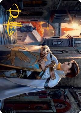 Dennick, Pious Apprentice Art Card (Gold-Stamped Signature), Art Series: Innistrad: Midnight Hunt 58