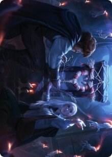 Faithful Mending Art Card, Art Series: Innistrad: Midnight Hunt 60