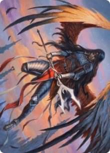Liesa, Forgotten Archangel Art Card, Art Series: Innistrad: Midnight Hunt 63