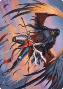 Liesa, Forgotten Archangel Art Card, Art Series: Innistrad: Midnight Hunt 63