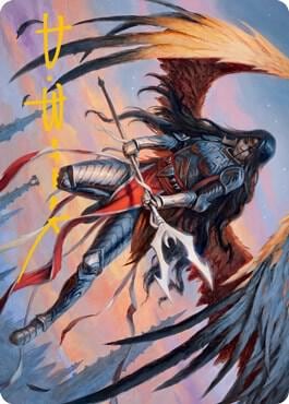Liesa, Forgotten Archangel Art Card (Gold-Stamped Signature), Art Series: Innistrad: Midnight Hunt 63