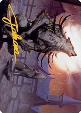 Lord of the Ulvenwald Art Card (Gold-Stamped Signature), Art Series: Innistrad: Midnight Hunt 64