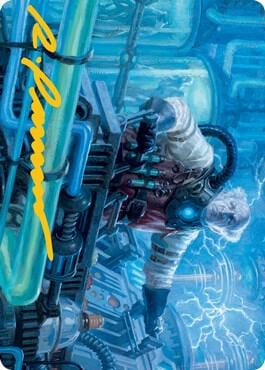 Ludevic, Necrogenius Art Card (Gold-Stamped Signature), Art Series: Innistrad: Midnight Hunt 65