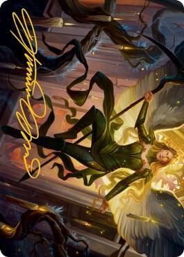 Sigarda, Champion of Light Art Card (Gold-Stamped Signature), Art Series: Innistrad: Midnight Hunt 68