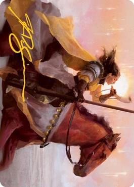 Sunrise Cavalier Art Card (Gold-Stamped Signature), Art Series: Innistrad: Midnight Hunt 69