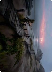 Deserted Beach Art Card, Art Series: Innistrad: Midnight Hunt 71
