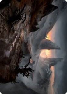 Haunted Ridge Art Card, Art Series: Innistrad: Midnight Hunt 73