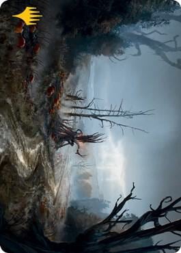 Overgrown Farmland Art Card (Gold-Stamped Signature), Art Series: Innistrad: Midnight Hunt 74