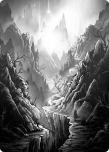 Mountain Art Card, Art Series: Innistrad: Midnight Hunt 79