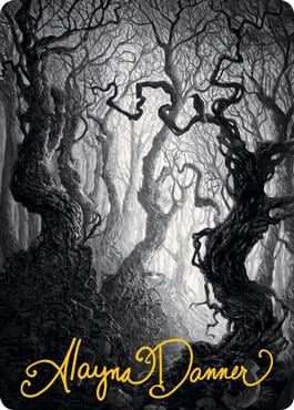 Forest Art Card (80/81) (Gold-Stamped Signature), Art Series: Innistrad: Midnight Hunt 80