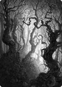 Forest Art Card (80/81), Art Series: Innistrad: Midnight Hunt 80