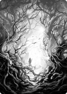 Forest Art Card (81/81), Art Series: Innistrad: Midnight Hunt 81